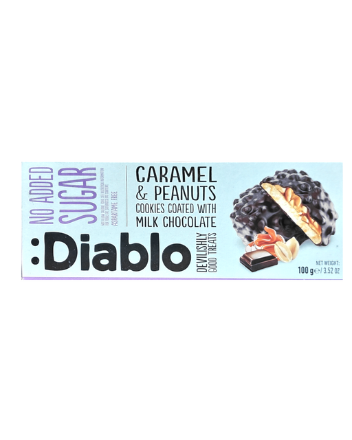 Diablo No added sugar Carmel & Peanuts  Cookies