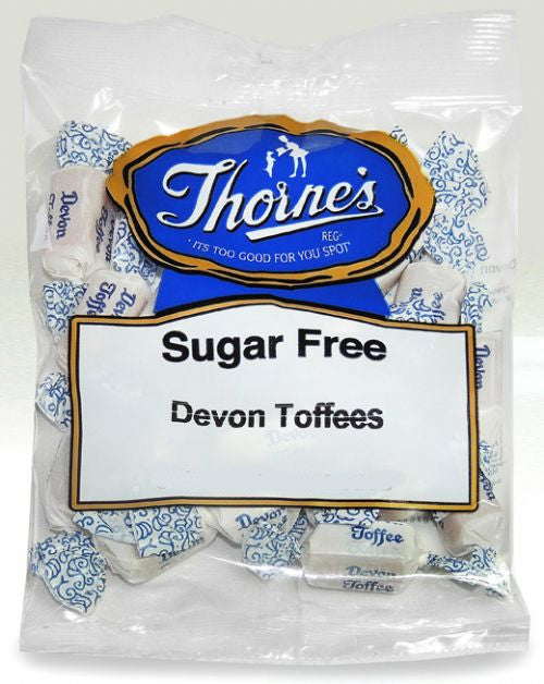 Thorne's Sugar Free  Devon Toffee packet