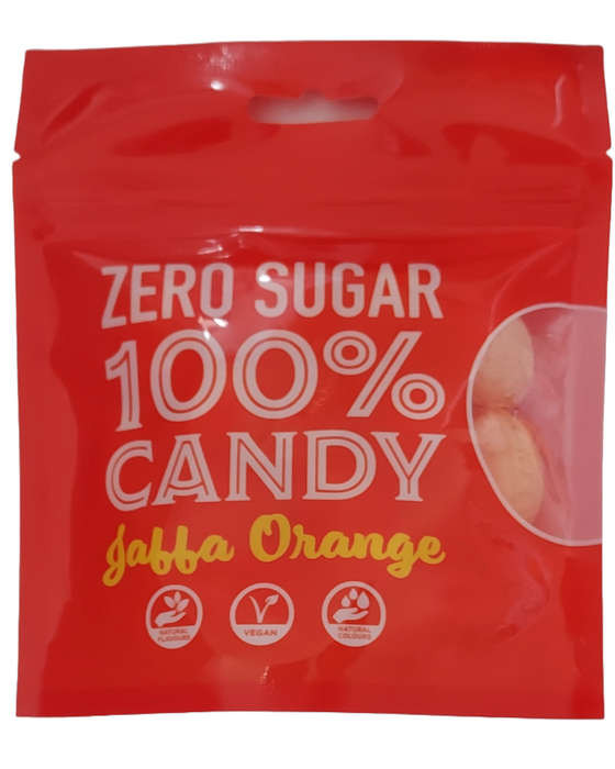 Zero Sugar 100% Candy Jaffa Orange packet