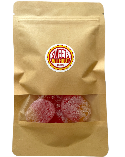 Lovells Sugar Free Gummy Peaches packet