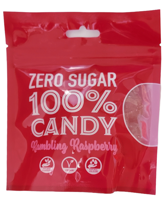 Zero Sugar 100% Candy Rambling Raspberry packet