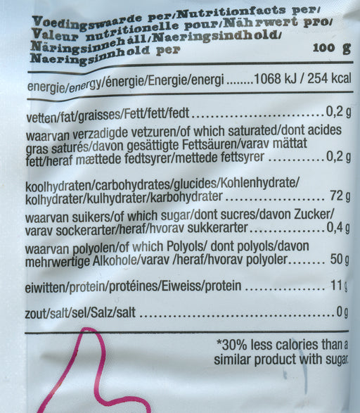 de Bron Sugar Free Liquorice Coins Nutritional info