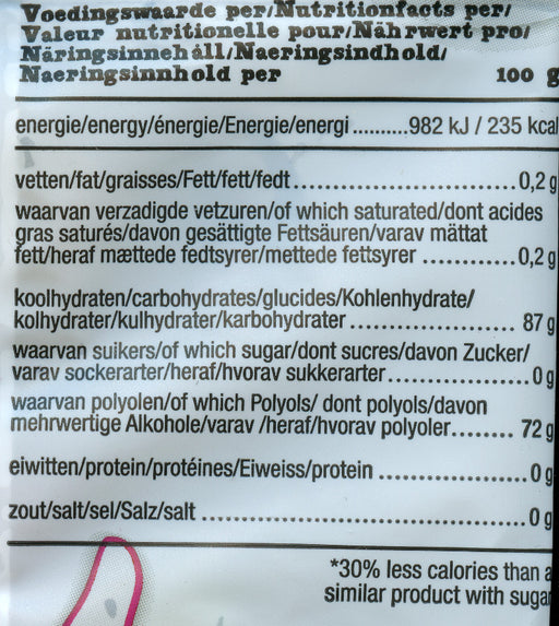 de Bron sugar free Wine Gums nutritional info