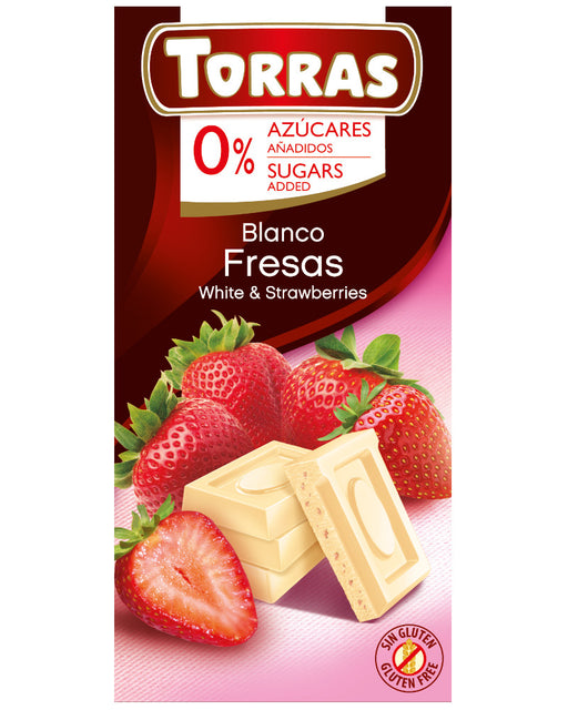 Torras White chocolate with strawberries (NAS)