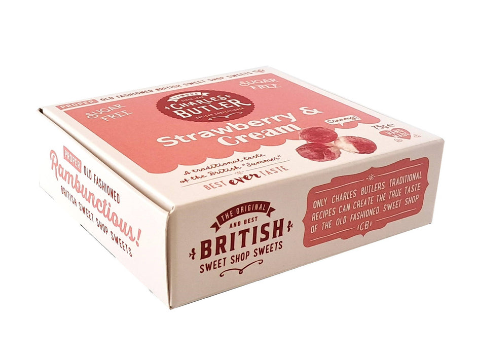 Charles Butler Sugar Free Strawberry & Cream 75g