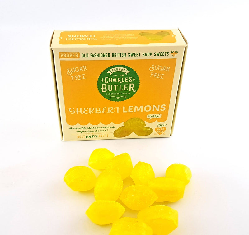 Charles Butler Sugar Free Sherbet Lemons 75g