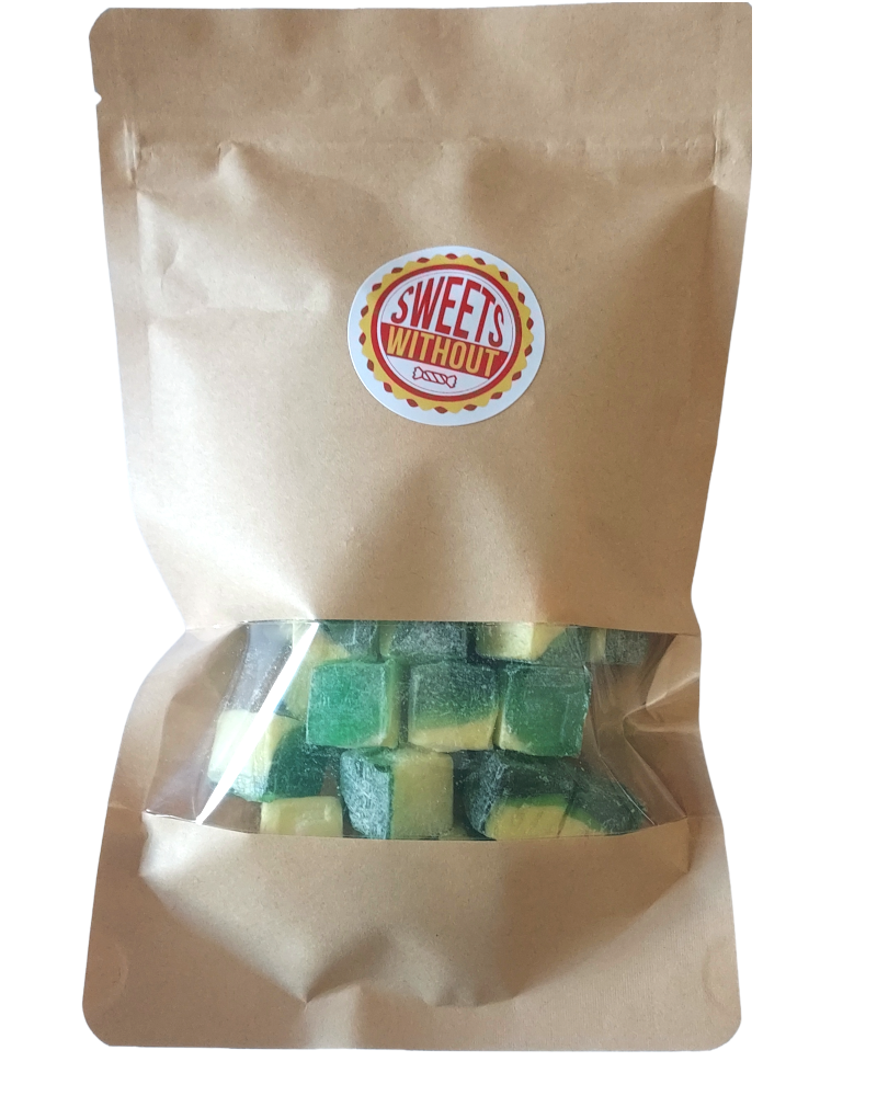 Brays Sugar Free Rhubarb & Custard Cubes POUCH