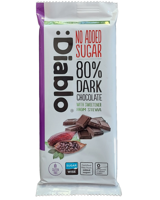 Diablo Dark Chocolate 80% with Stevia (Nas) packet