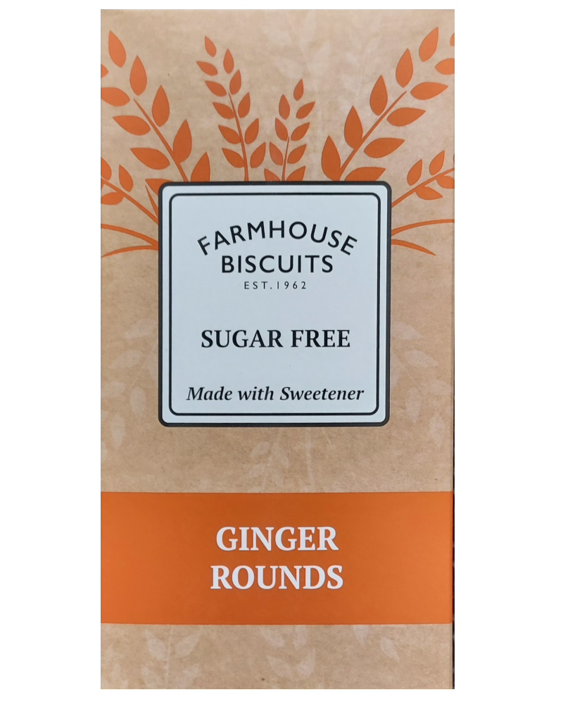 FarmHouse Sugar Free Ginger Cookies packet back