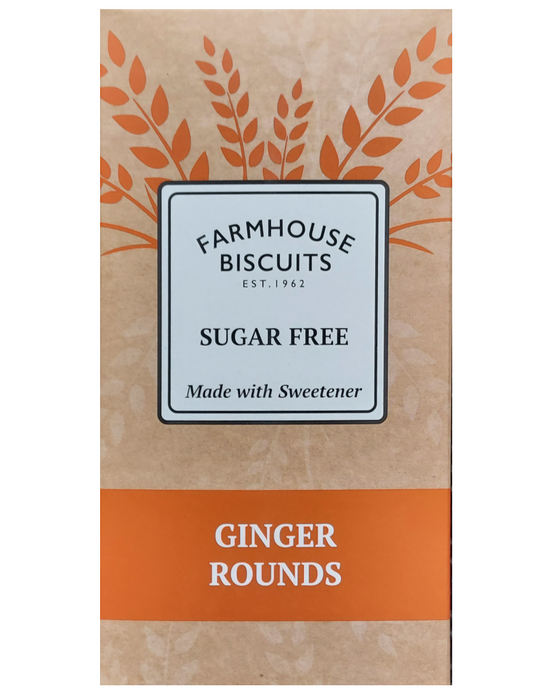 FarmHouse Sugar Free Ginger Cookies packet back
