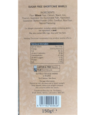 FarmHouse Sugar Free Viennese Shorties packet back