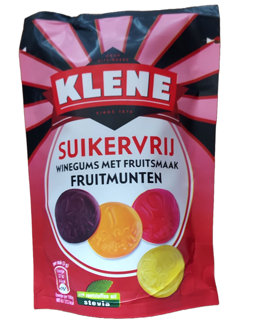 Klene Sugar free Fruit Coins
