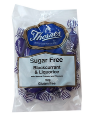 Thorne's Sugar Free Blackcurrant and Liquorice packet