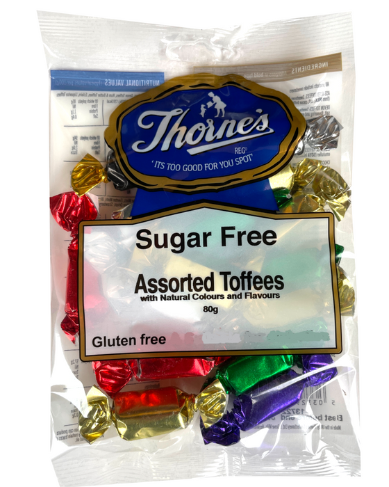 Thorne's Sugar Free Assorted Toffees packet
