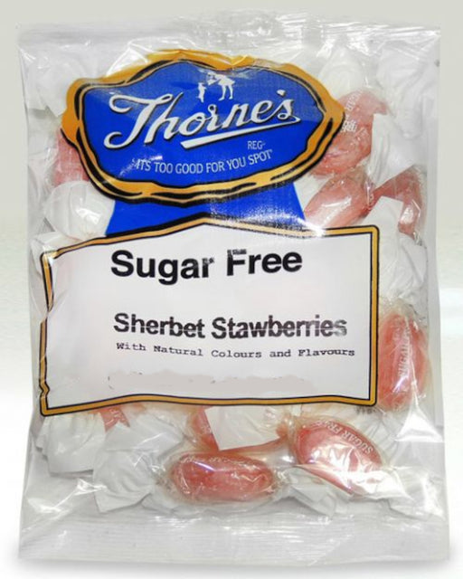 Thorne's Sugar Free  Sherbet strawberries packet