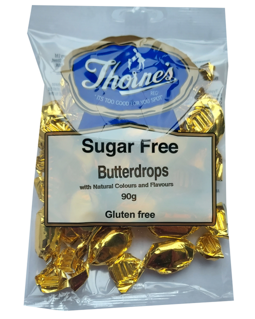 Thorne's Sugar Free Butter Drops packet from