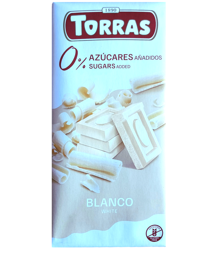 Torras White Chocolate Packet front