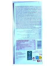 Torras White Chocolate packet back