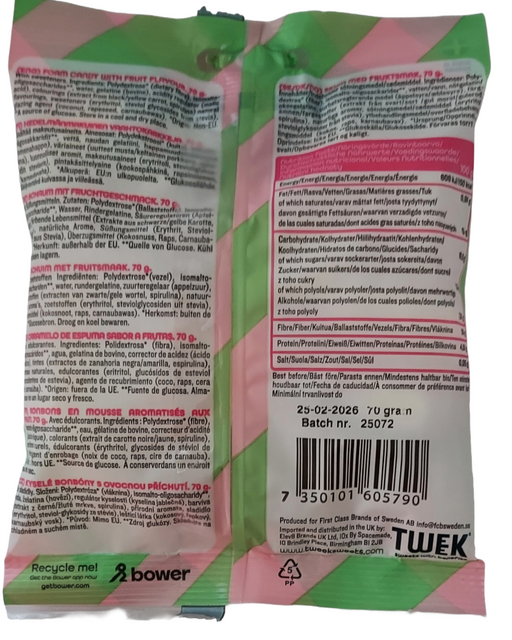 Tweek fizzy fusion packet back