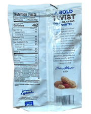 Back of a packet of Sugar Free Peanut Bars