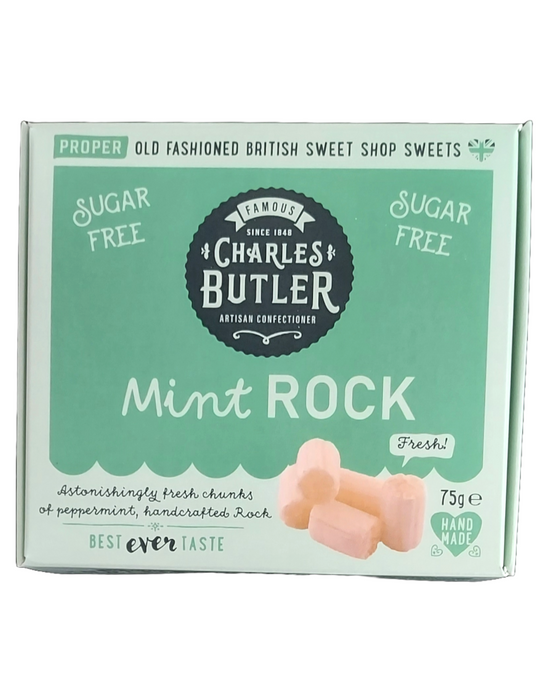 Charles Butler Sugar Free Mint Rock 75g