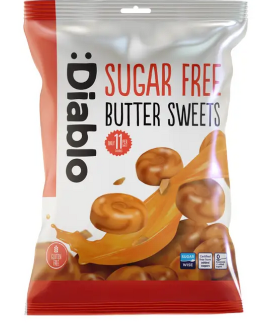 Diablo Sugar Free  Butter Sweets packet