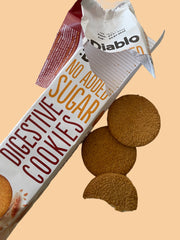 Diablo No Added Sugar Digestive Cookies open packet
