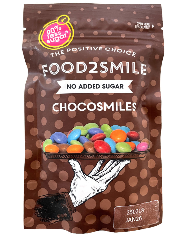 Food2Smile ChocoSmiles (No Added Sugar) front