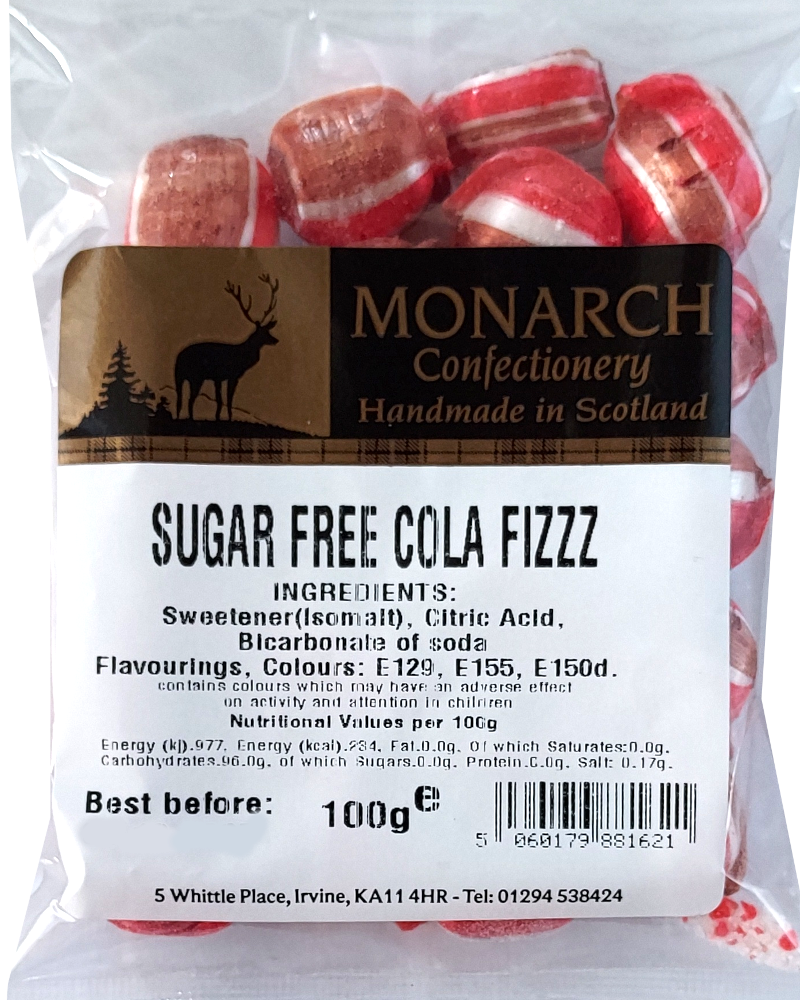 Monaxr sugar free cola fizz