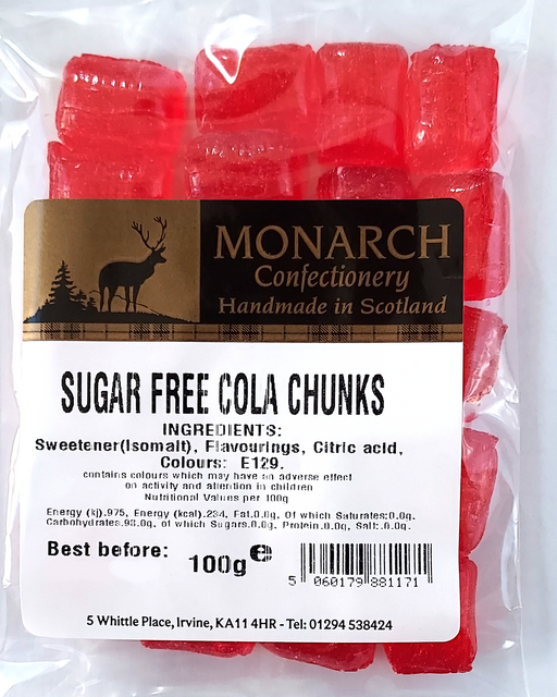 Monarch sugar free cola Chucks