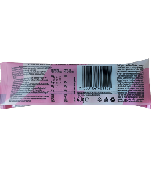 Nick's Peanut Crunch Bar (No added Sugar) packetback