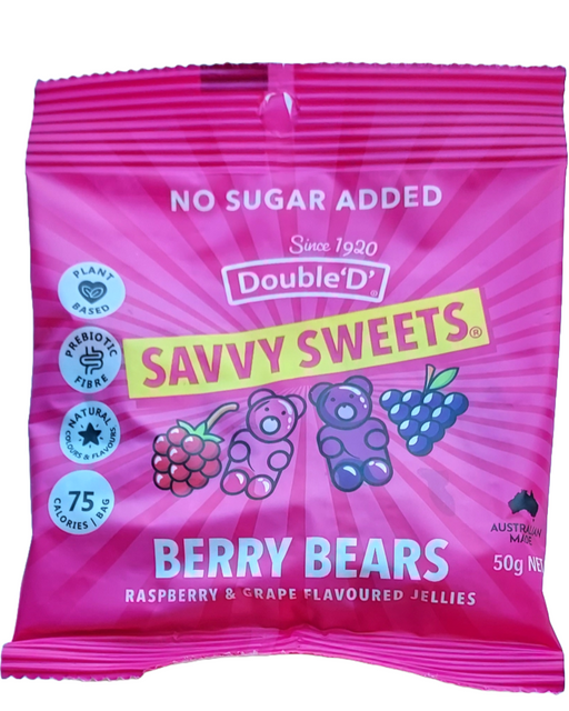 Savvy Sweets Berry Bears (NAS) packet fron