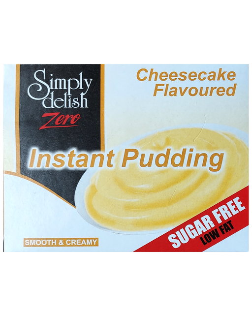 Delish Sugar Free  Cheesecake Flavoured Instant Pudding front