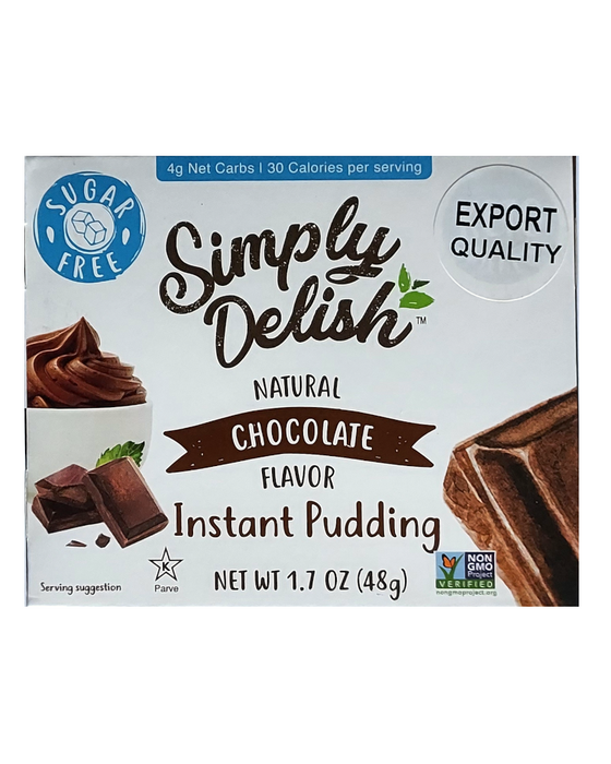 Delish Natural Chocolate Flavoured Instant Pudding (sugar Free)