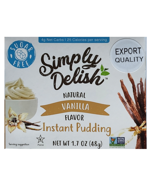Delish Natural Vanilla Flavoured Instant Pudding (sugar Free)