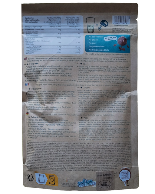 Back view of a product packaging with text and labels