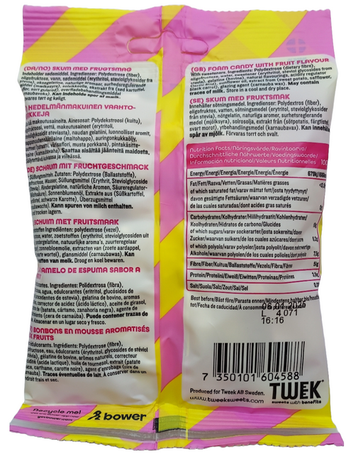 Tweek Smoothie Chews (NAS) packet back