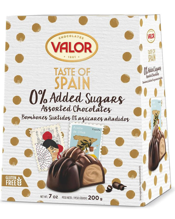 Valor Assorted Chocolates Box 200g (No Added Sugar)