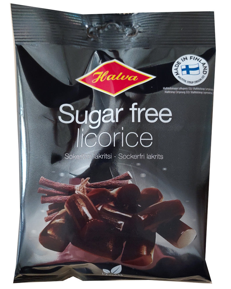 Halva Sugar Free Licorice Vegan — sweetswithout