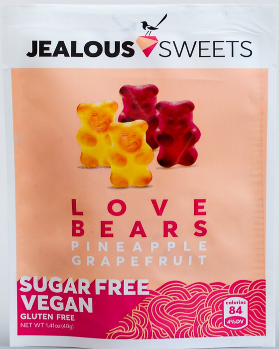 Jealous Sweets Sugar Free Love Bears Front
