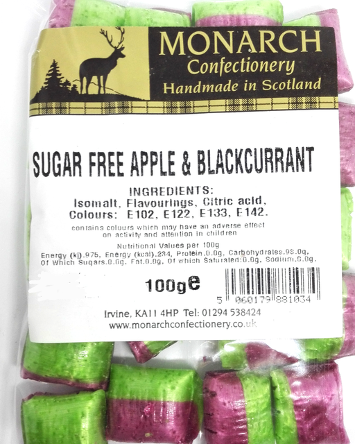 Monarch Sugar Free Apple and Blackcurrant