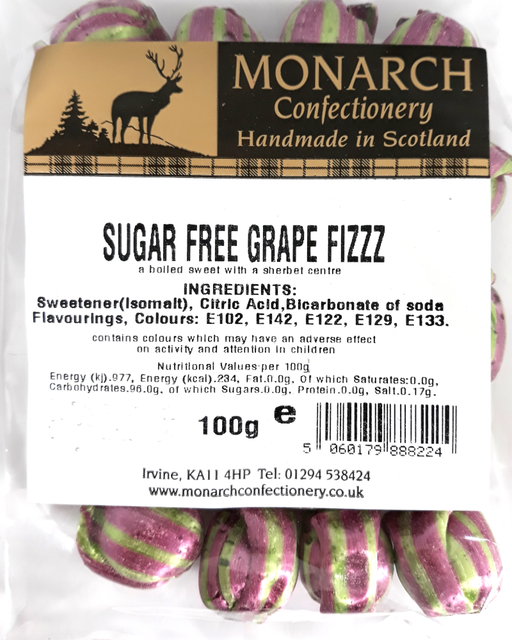 Monarch Sugar Grape Apple Fizzz