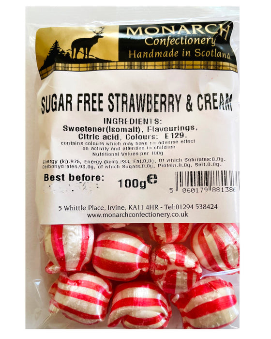 Monarch Sugar Free Strawberry & Cream
