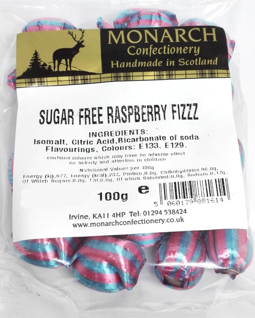 Monarch Sugar Free Raspberry Fizz