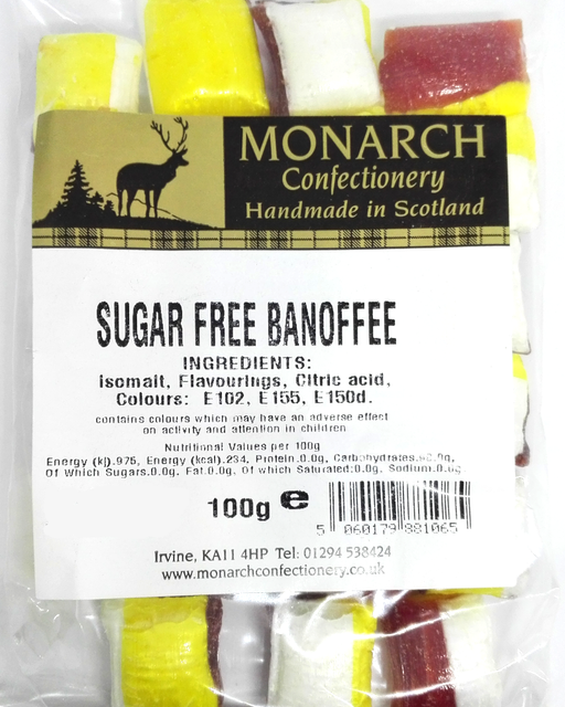 Monarch Sugar Free Banoffee