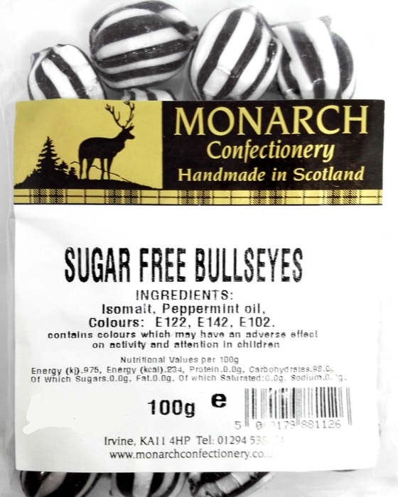 Monarch Sugar Free Bullseyes