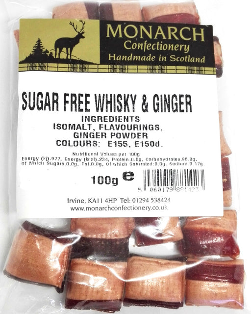 Monarch Sugar Free Whisky and Ginger