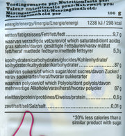 de Bron sugar free butter toffee nutritional info