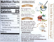 Delish Natural Vanilla instructions