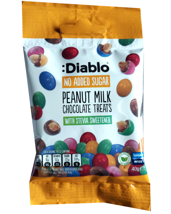Diablo Peanut Milk Chocolate Treats  (Stevia NAS)
